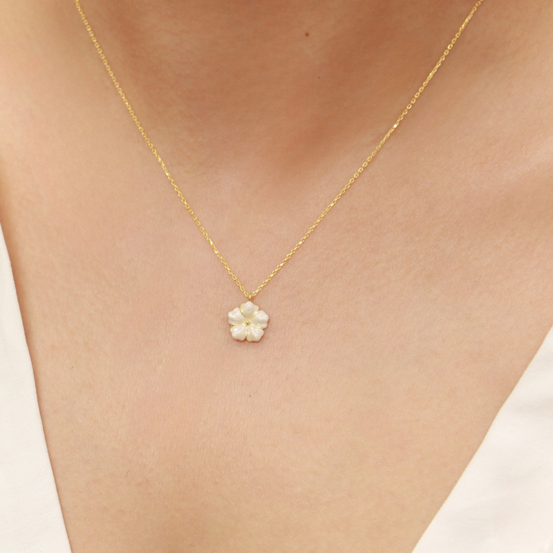 Thumbnail of Bavella Mini Necklace - White image