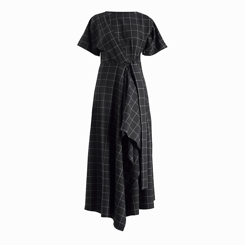 Thumbnail of Baxter Black Grid Dress image