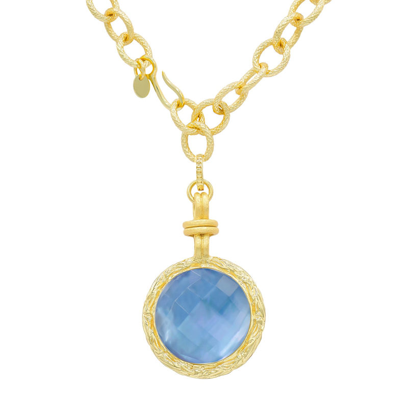 Thumbnail of Bay Pendant Necklace In Tanzanite image