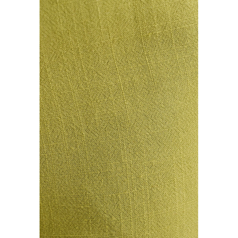 Thumbnail of Baya Linen Mix Square Neck Midi Dress - Avocado Green image