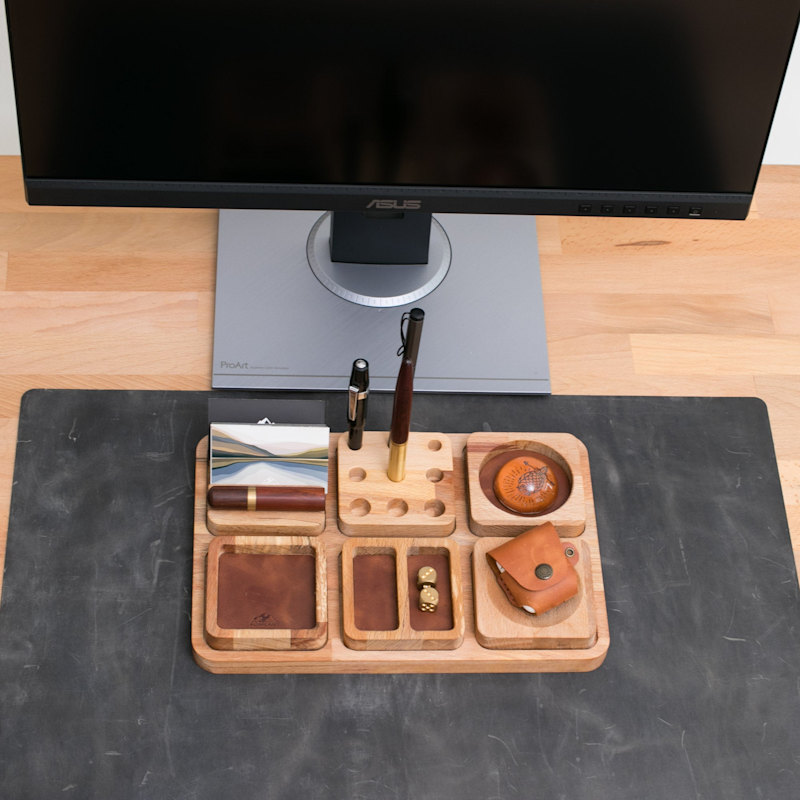 Thumbnail of Wood Desk Organizer - Alabanda image