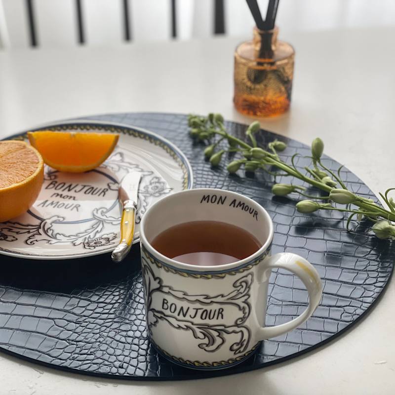 Thumbnail of Dovi Placemats, Set Of Two - Dark Blue image