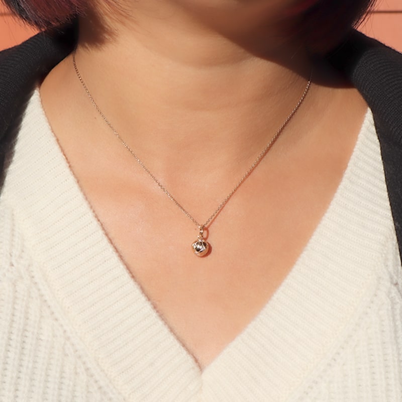 Thumbnail of Beckham Soccer Charm Necklace - Gold image