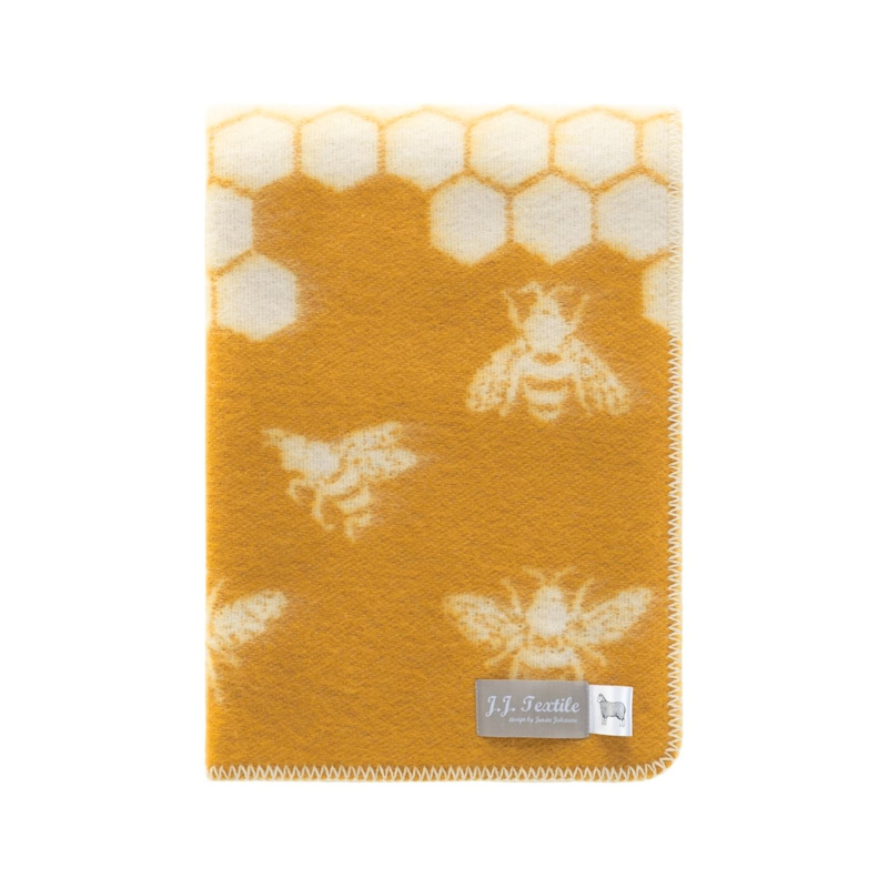 Thumbnail of Bee Small Wool Blanket image