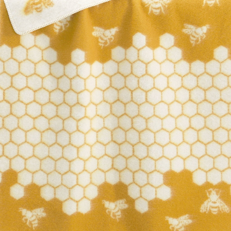 Thumbnail of Bee Small Wool Blanket image