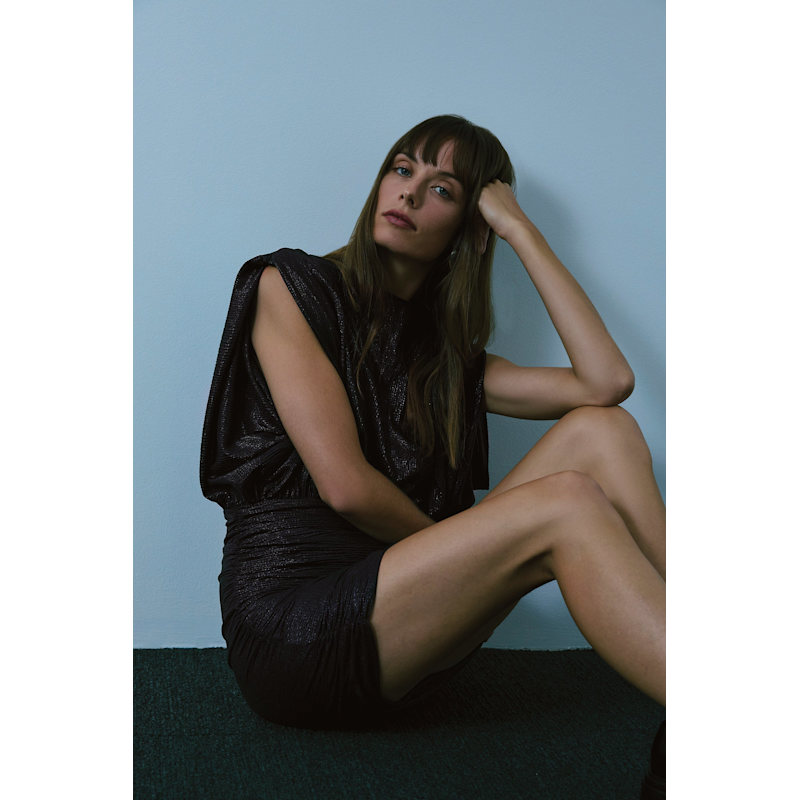 Begonia Mini Dress - Black by Lendrop Studios