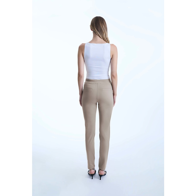 beige cigarette trousers James Lakeland Cigarette Women Trousers