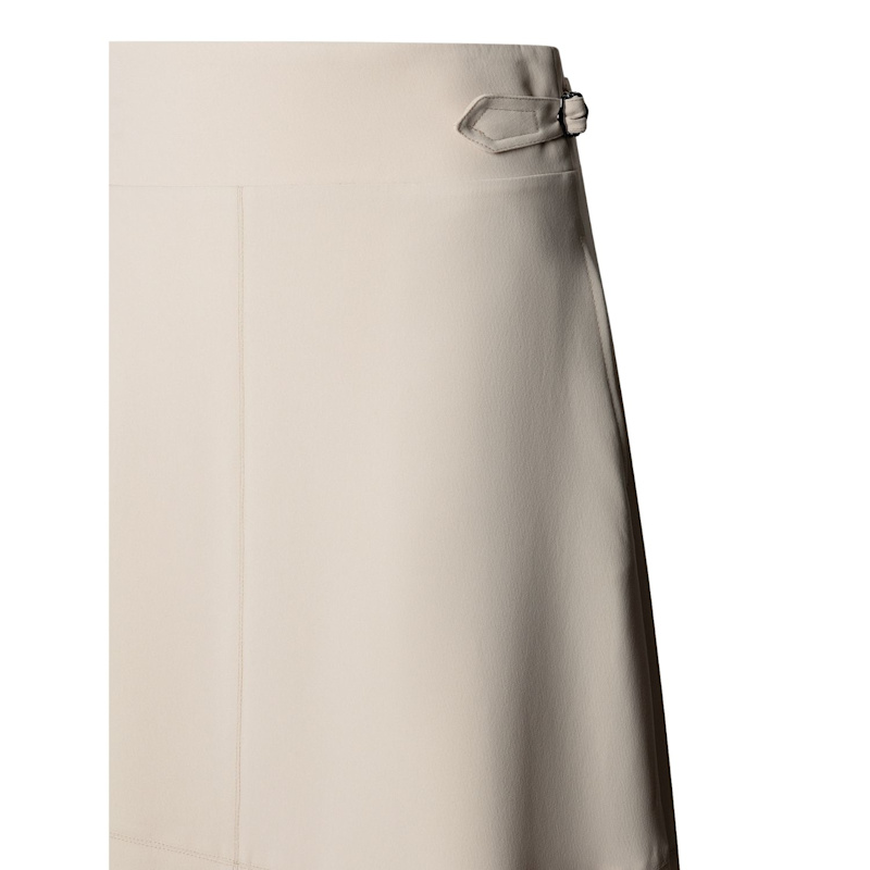 Thumbnail of Beige Flared Midi Skirt image