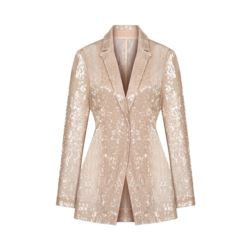 Thumbnail of Beige Sequin Jacket image