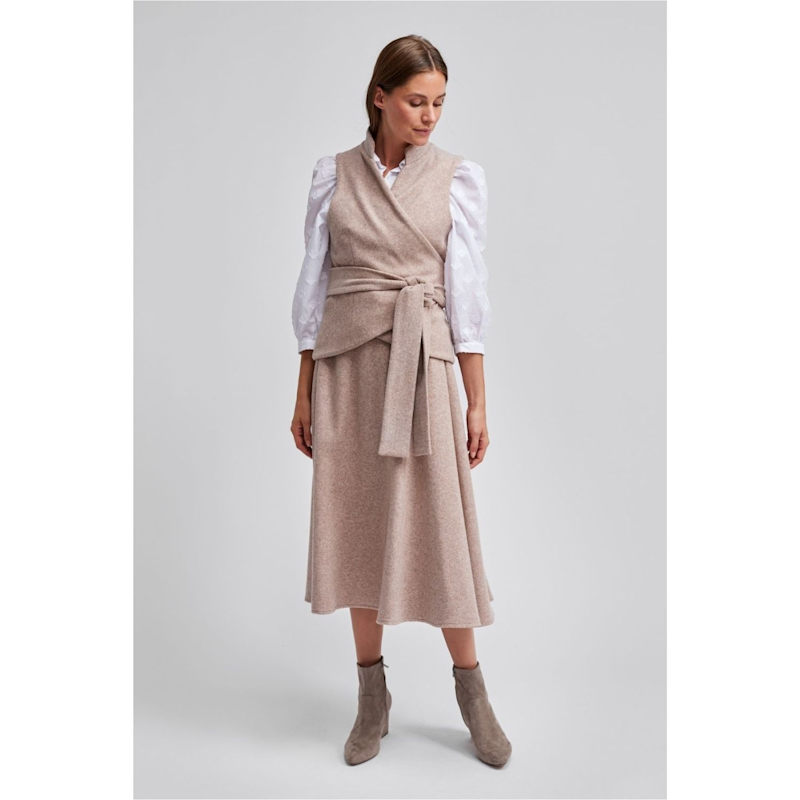 Thumbnail of Beige Wrap Vest image