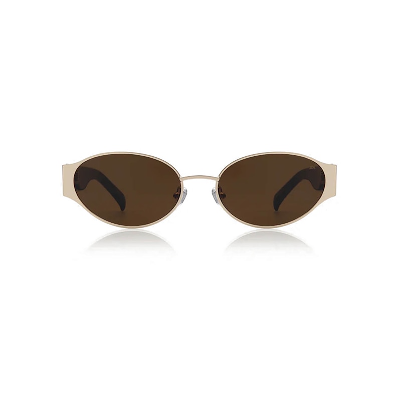Thumbnail of Bella Sunglasses Gold Demi Tortoise image
