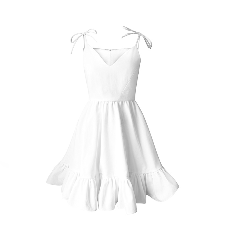 knee length dresses for ladies Lorinda Mini Dress | White | Womens