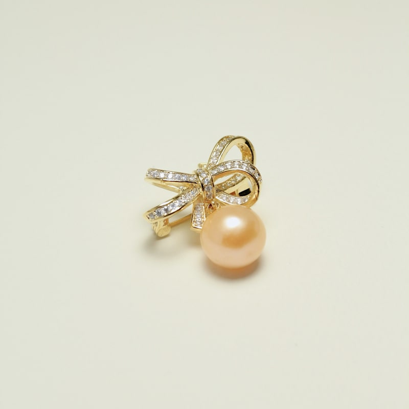 Thumbnail of Belle Bow Pearl Brooch image