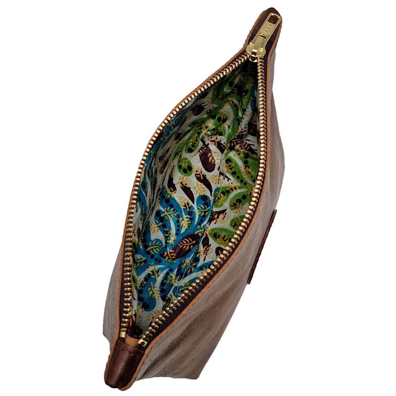 Thumbnail of Bermon Bronze Leather Crossbody Bag image