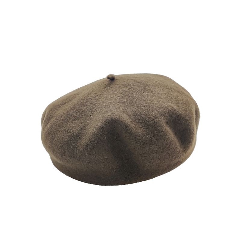 Brown Basque Wool Felt Cap | Doria 1905 | Wolf & Badger