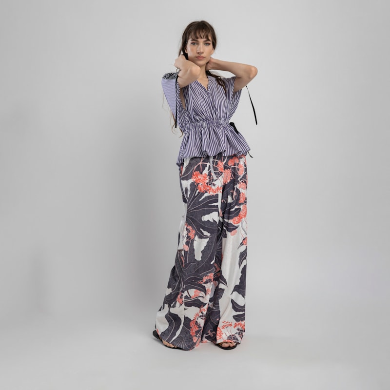 Thumbnail of Berry Palazzo Pants image