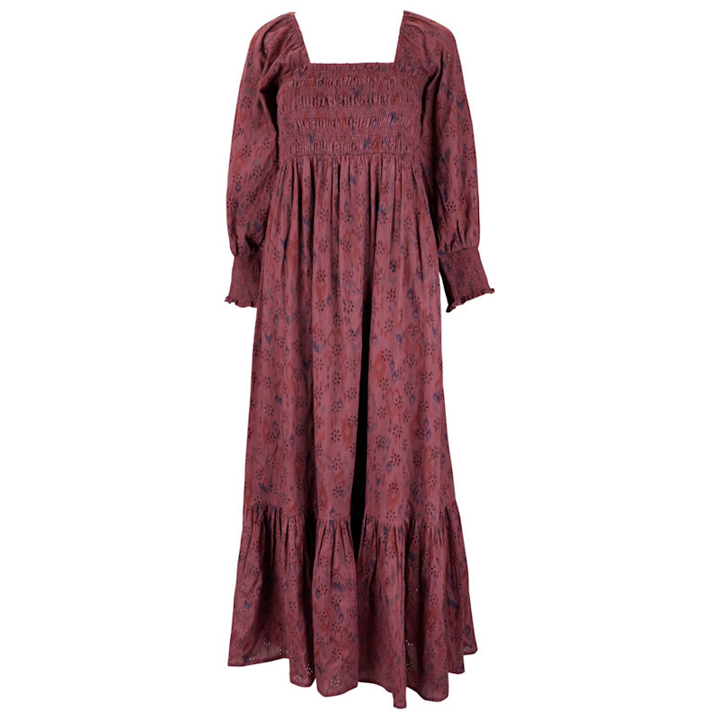 Thumbnail of Berry Smocked Dress image