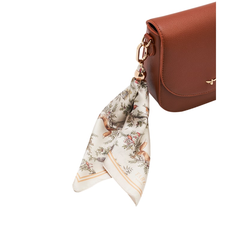 Thumbnail of Beth Saddle Crossbody Bag In Tan image