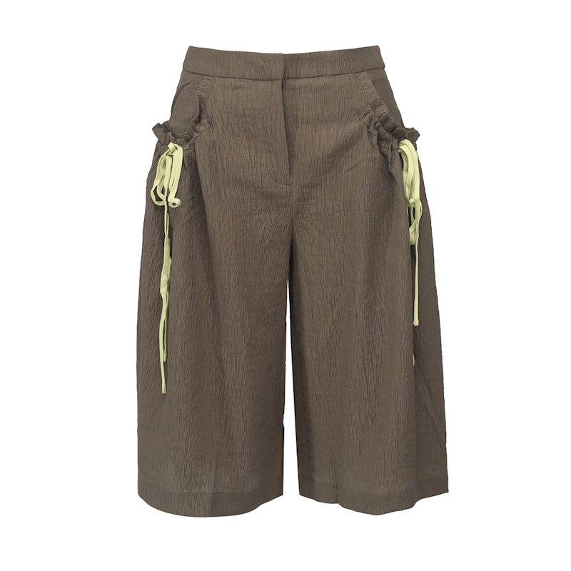 Thumbnail of Casual Wide Leg Capri Trousers image