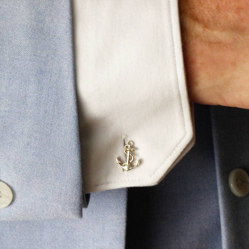 Thumbnail of Anchor Cufflinks – Silver image