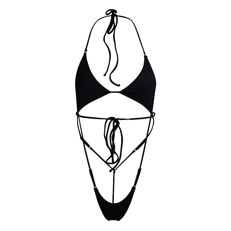 Thumbnail of Bijou Onesie One Piece Swimsuit - Dark Seas Black image