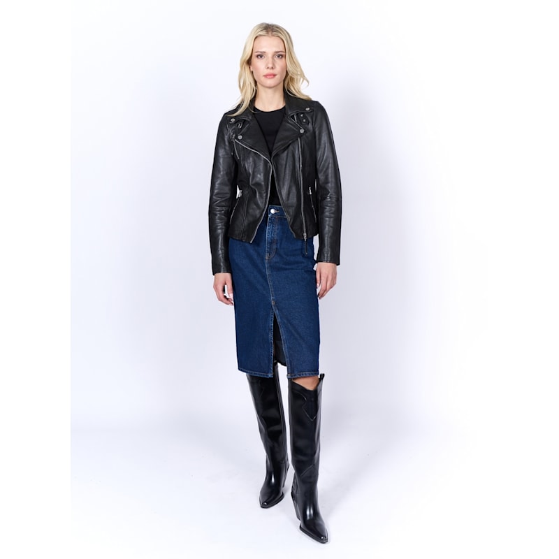 Thumbnail of Leather Biker Jacket image