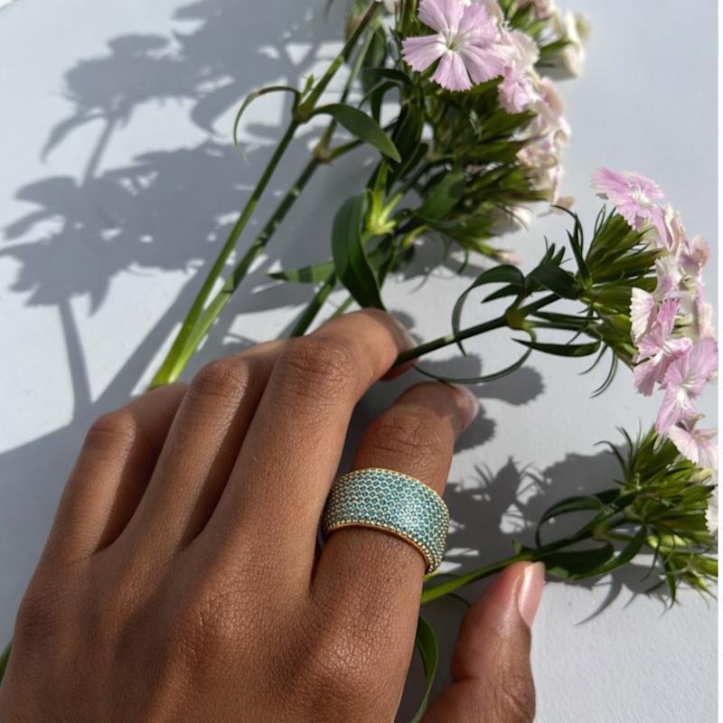 Thumbnail of Billionaire Ring- Aquamarine image
