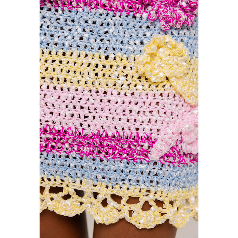 Thumbnail of Bird Of Paradise Handmade Mini Crochet Skirt image
