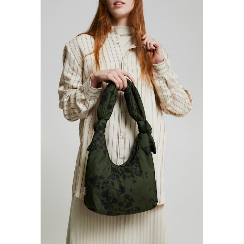 Thumbnail of Biwa Puffy Mini Bag Floral Green image