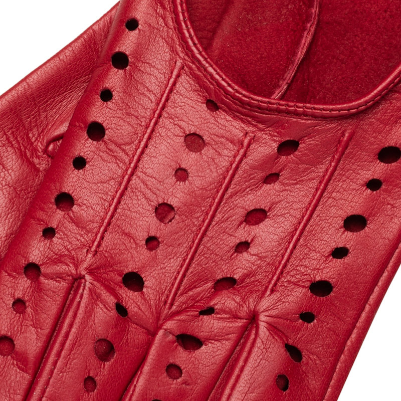 Thumbnail of Rimini - Women's Leather Driving Gloves In Rosso Nappa Leather image