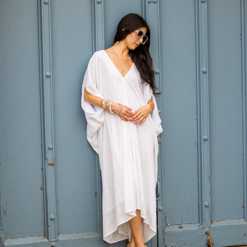 Thumbnail of Ivory Sequin Caftan image