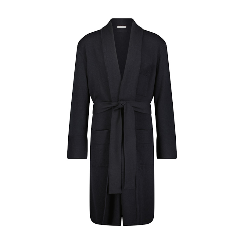 Thumbnail of Black Cashmere Wool Robe image