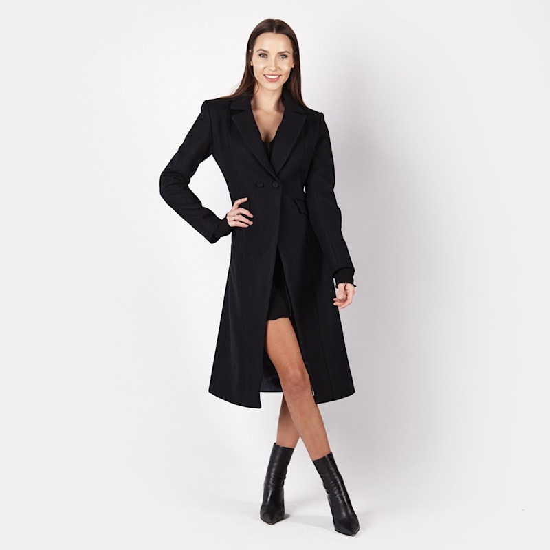 Thumbnail of Black Classic Wool Coat image
