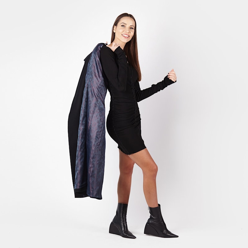 Thumbnail of Black Classic Wool Coat image