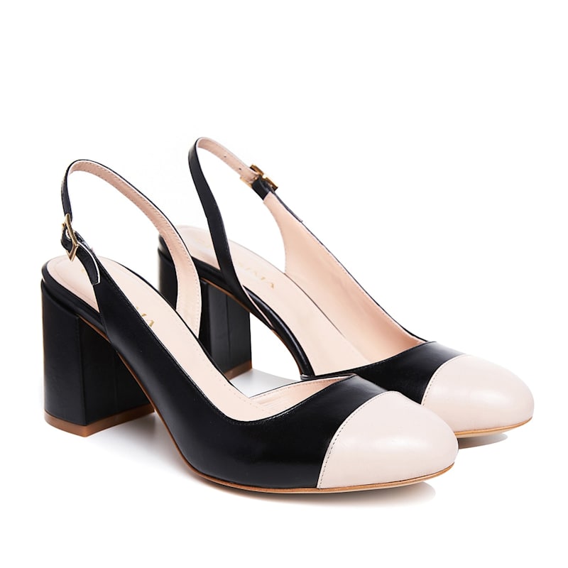 Thumbnail of Black Coco Slingback Shoes image