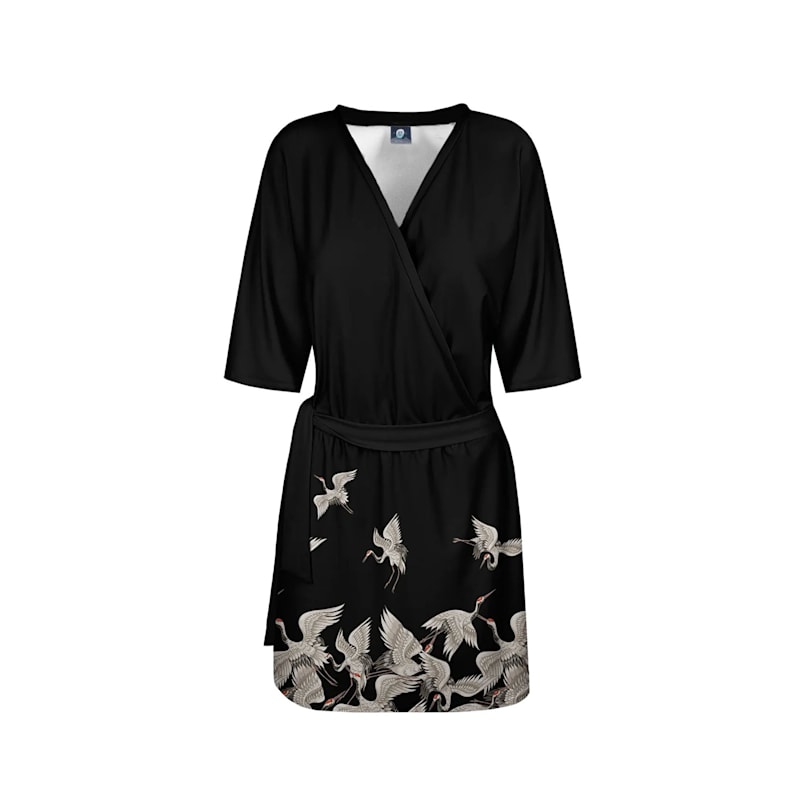 Thumbnail of Black Cranes Envelope Dress image