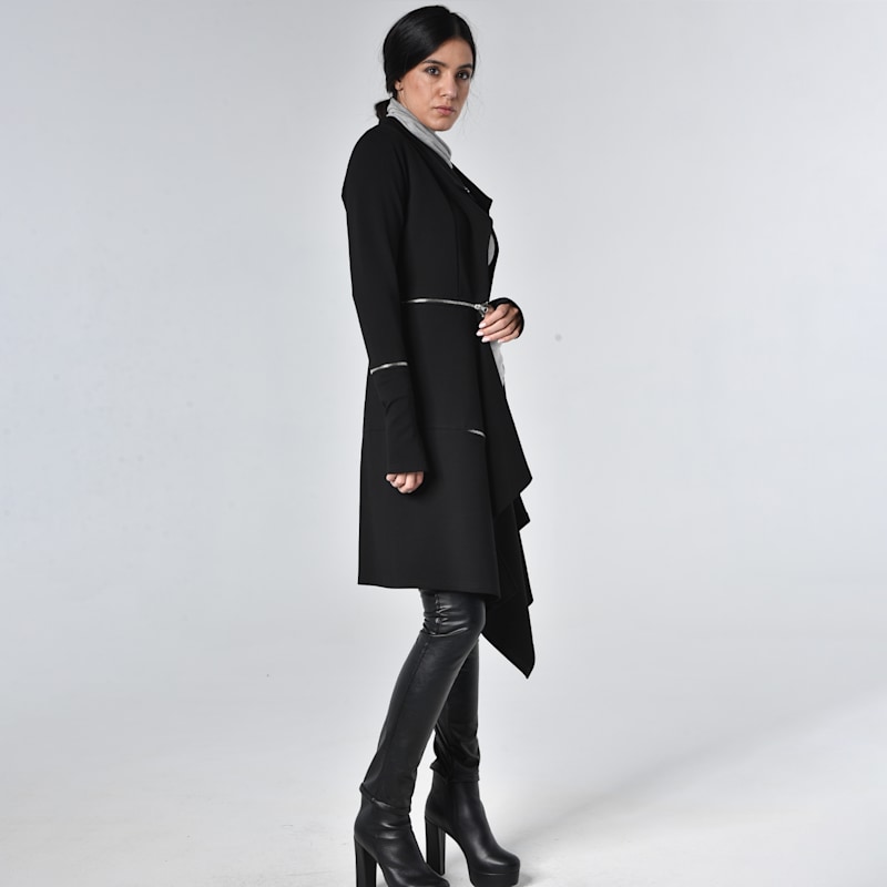 Thumbnail of Black Extravagant Long Coat image
