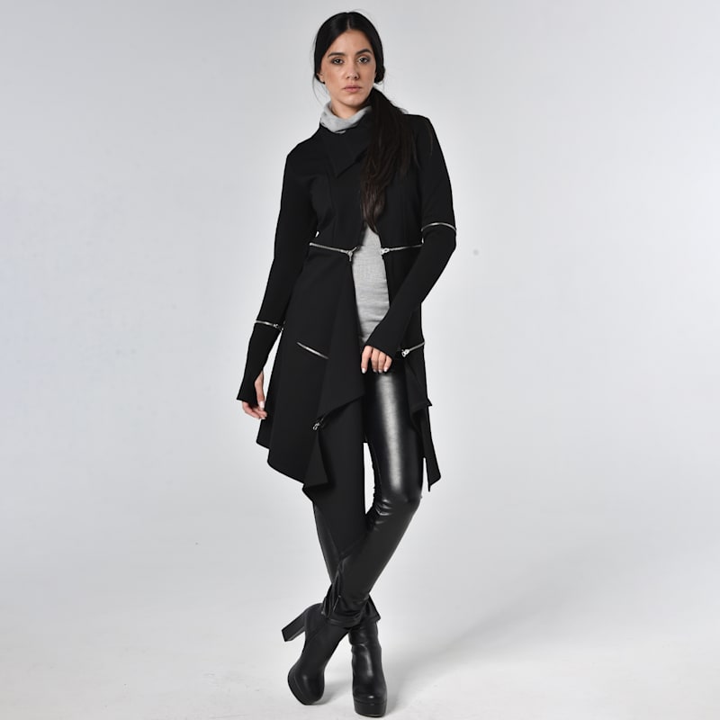 Thumbnail of Black Extravagant Long Coat image