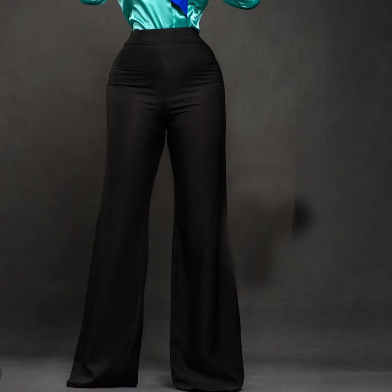 Thumbnail of Black Flare High Waist Pant image