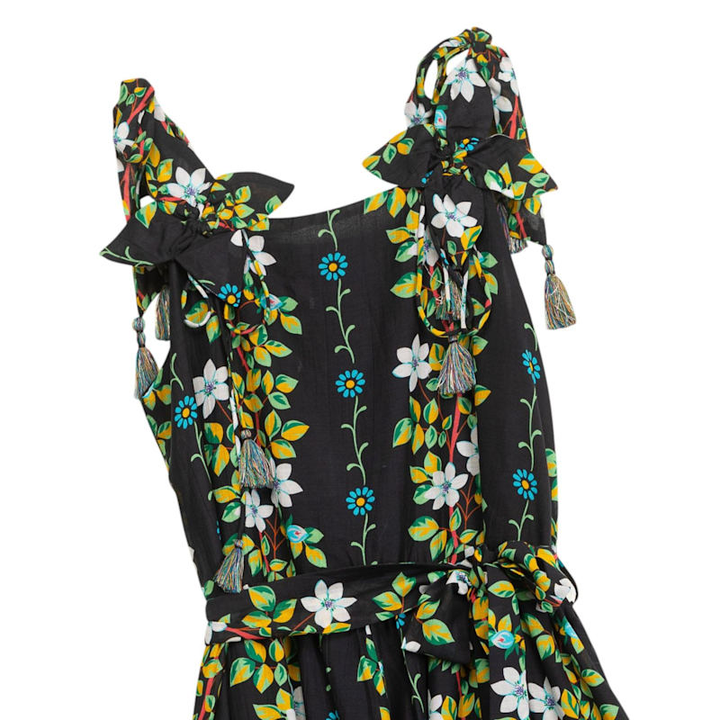 Thumbnail of Black Floral Dress Riviera image