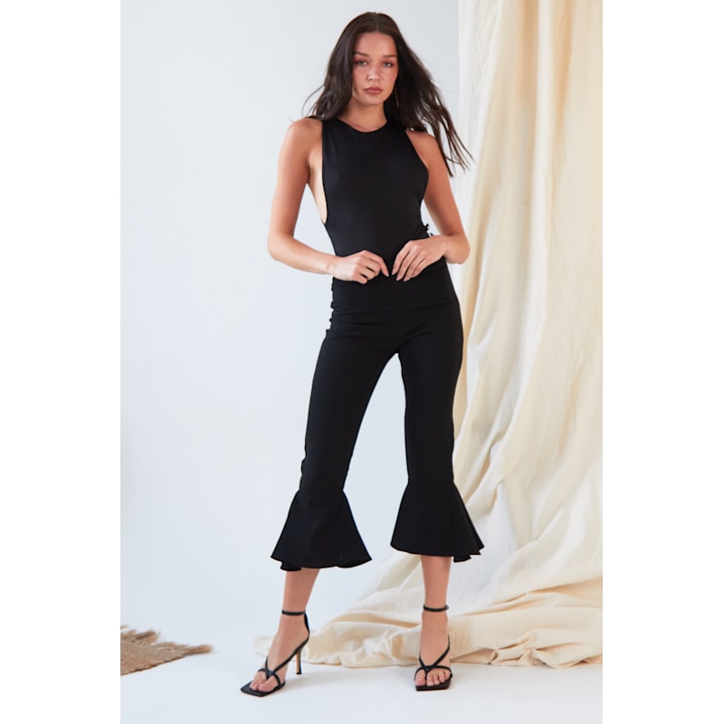Thumbnail of Cropped High-Waist Trousers image