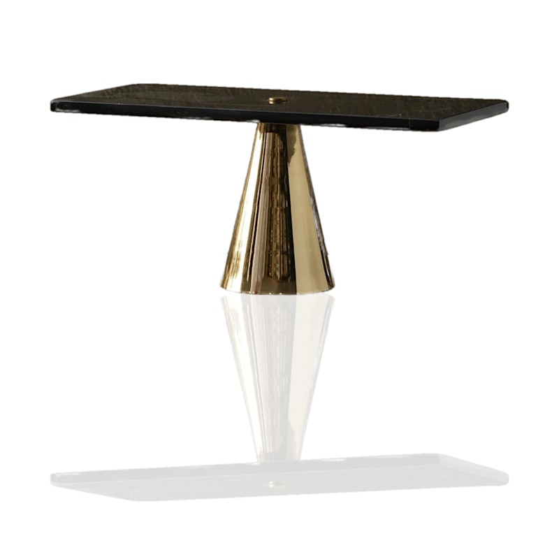 Thumbnail of Black & Gold Marble Cake Stand image