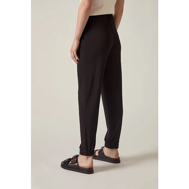 Thumbnail of Black Jersey Jogger Trousers image