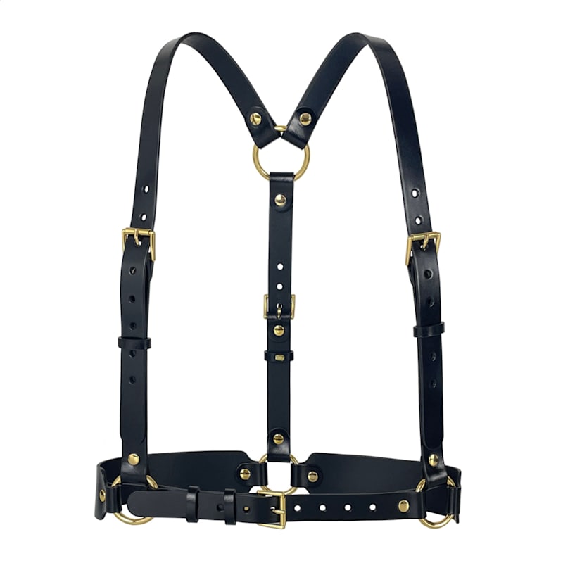 Thumbnail of Black Leather Body Harness image