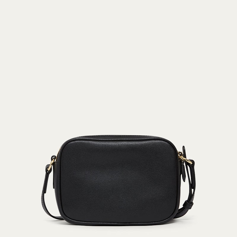 Thumbnail of Black Leather Cole Crossbody Bag image