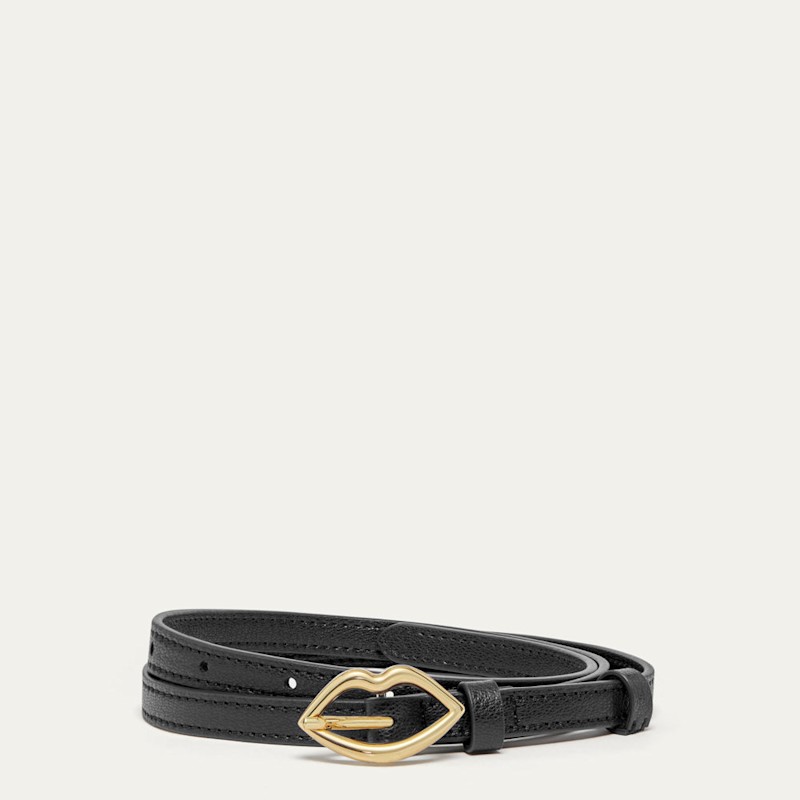 Thumbnail of Black Lip Buckle Belt image