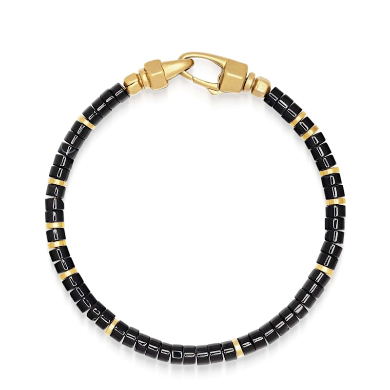 Thumbnail of Black Onyx Heishi Bracelet image