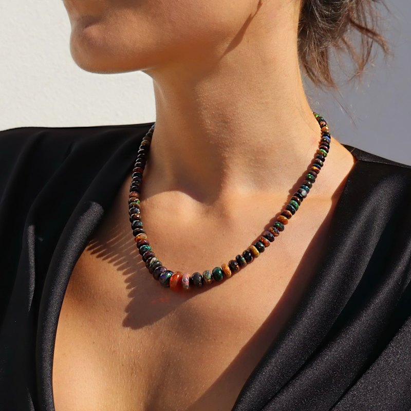 Thumbnail of Black Opal Necklace image