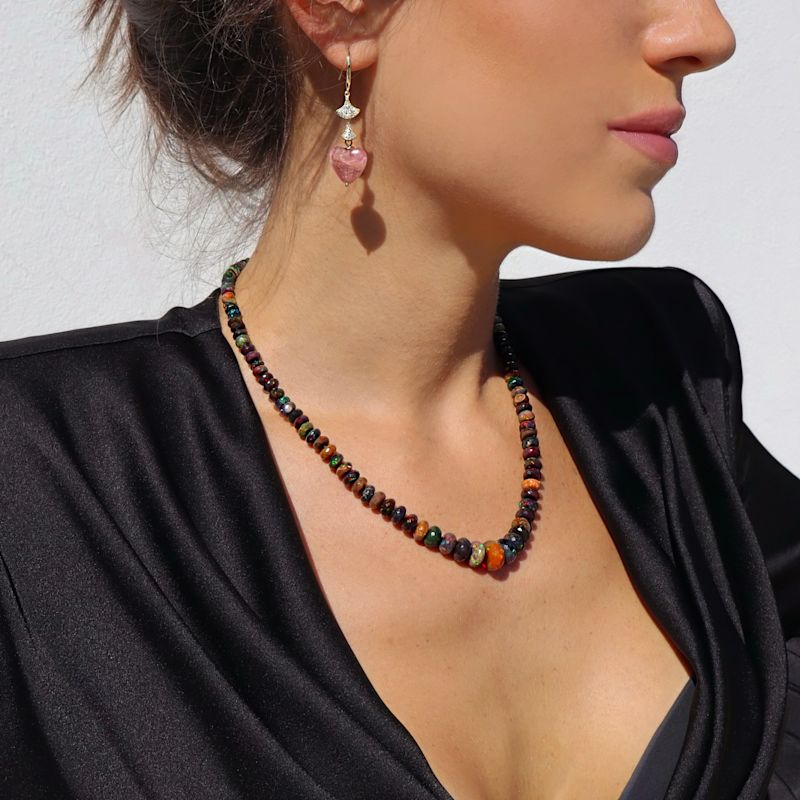 Thumbnail of Black Opal Necklace image
