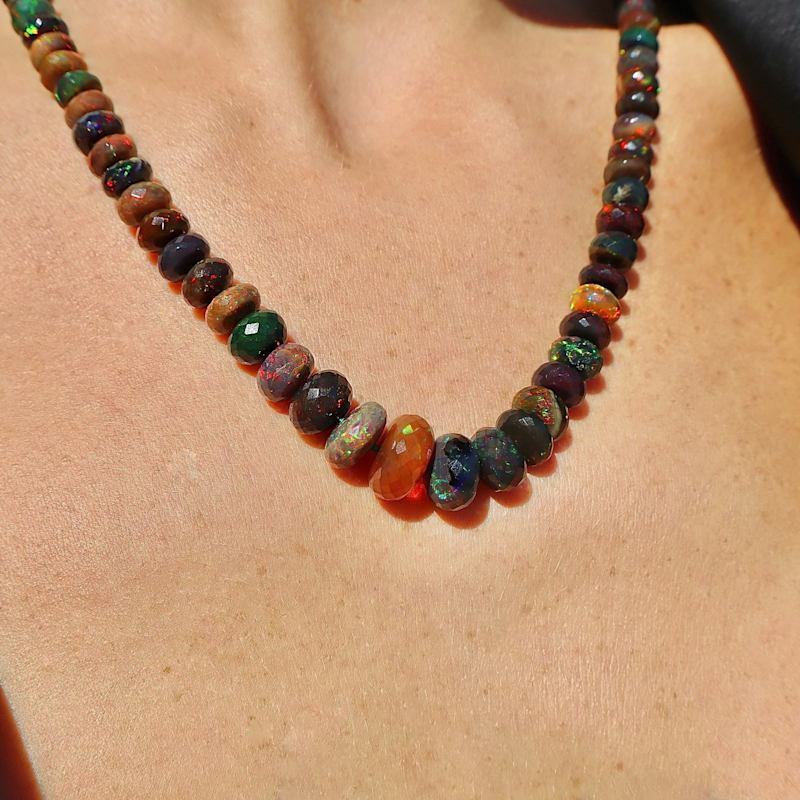 Thumbnail of Black Opal Necklace image